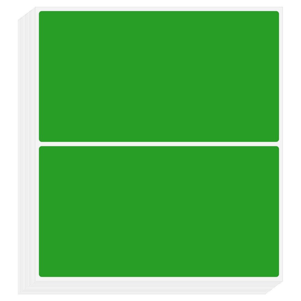 5220 Color Coding Labels 3 x 2 Inch, 50 Pcs Rectangular Colored Labels